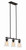 Joanna Three Light Linear Pendant (JNNP0523MBBK)