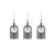AFX Lighting - KRNP08L30D1BKLNR3 - LED Linear Pendant - Kiran - Black