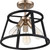 Chassis Three Light Semi Flush Mount (60-6643)