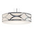 AFX Lighting - LAKP30MBNP - Four Light Pendant - Lake - Painted Nickel