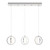 AFX Lighting - LCKP09L30D1SNLNR3 - LED Pendant - Lock - Satin Nickel