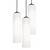 AFX Lighting - LEOP0412MBBKRND3 - Three Light Pendant - Leo - Black