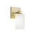 AFX Lighting - LEOS0509MBLB - One Light Wall Sconce - Leo - Light Antique Brass