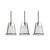 AFX Lighting - LIZP10MBBKLNR3 - Three Light Linear Pendant - Lizzette - Black