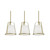 AFX Lighting - LIZP10MBLBLNR3 - Three Light Linear Pendant - Lizzette - Light Antique Brass