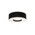 AFX Lighting - MCF1524LAJUD-BK - LED Flush Mount - Montclair - Black