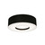 AFX Lighting - MCF1932MB-BK - Two Light Flush Mount - Montclair - Black