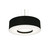AFX Lighting - MCP1932MBSN-BK - Three Light Pendant - Montclair - Satin Nickel