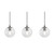 AFX Lighting - PLAP07MBBKLNR3 - Three Light Linear Pendant - Palla - Black