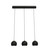 AFX Lighting - RXYP08BKLNR3 - Three Light Pendant - Roxy - Black