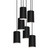 AFX Lighting - TYKP04MBBKRND6 - Six Light Pendant - Tyke - Black