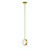 AFX Lighting - VRNP09LAJUDLB - LED Pendant - Verona - Light Antique Brass