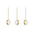 AFX Lighting - VRNP09LAJUDLBLNR3 - LED Linear Pendant - Verona - Light Antique Brass
