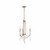 Varaluz - 270C03BK - Three Light Chandelier - Barcelona - Brass Kisser