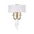 Varaluz - 270K02BK - Two Light Wall Sconce - Barcelona - Brass Kisser