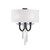 Varaluz - 270K02OX - Two Light Wall Sconce - Barcelona - Black
