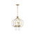 Barcelona Four Light Pendant (270P04BK)