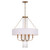 Varaluz - 270P06BK - Six Light Pendant - Barcelona - Brass Kisser