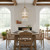 Barcelona Seven Light Pendant (270P07BK)
