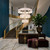 Barcelona 15 Light Pendant (270P15BK)