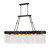 Varaluz - 309N10MBFG - Ten Light Linear Pendant - Matrix - Matte Black/French Gold