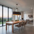 Cannery Seven Light Linear Pendant (323N07DBFG)