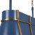 Brasserie Three Light Linear Pendant (536N03FBBRZ)