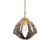 Varaluz - 559P01DBFG - One Light Pendant - Construct - Dark Bronze / French Gold