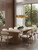Petal Reign Five Light Pendant (560C05BK)