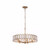 Varaluz - 572P05BK - Five Light Pendant - Drama Club - Brass Kisser