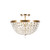 Varaluz - 573S03ATB - Three Light Semi-Flush Mount - Crystal Baller - Antique Bronze