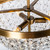 Crystal Baller Three Light Semi-Flush Mount (573S03ATB)