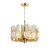 Varaluz - 577C06SB - Six Light Chandelier - Brass Tax - Satin Brass