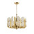Brass Tax Six Light Chandelier (577C06SB)