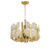 Brass Tax Six Light Chandelier (577C06SB)
