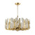 Brass Tax Eight Light Chandelier (577C08SB)