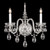 Schonbek - 1301-40H - Two Light Wall Sconce - Arlington - Polished Silver