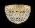 Schonbek - 1558-40O - Three Light Flush Mount - Petit Crystal - Polished Silver