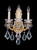 Schonbek - 5071-27R - Three Light Wall Sconce - La Scala - Parchment Gold