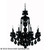 Schonbek - 5737BK - Eight Light Chandelier - Hamilton Black - Jet Black