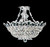 Schonbek - 5796R - Eight Light Semi-Flush Mount - Trilliane - Polished Stainless Steel