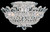 Schonbek - 5867H - Eight Light Semi-Flush Mount - Trilliane - Polished Stainless Steel