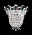 Schonbek - 5876R - Three Light Wall Sconce - Trilliane - Polished Stainless Steel