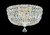 Schonbek - 5892-40O - Five Light Semi-Flush Mount - Petit Crystal Deluxe - Polished Silver