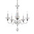 Schonbek - 9675-40CL - Five Light Chandelier - Jasmine - Polished Silver