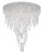 Schonbek - CH2402N-401R - Six Light Semi-Flush Mount - Chantant - Polished Stainless Steel