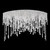 Schonbek - CH4802N-401O - Eight Light Semi-Flush Mount - Chantant - Polished Stainless Steel