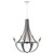 Schonbek - CY1008N-LB1R - Eight Light Chandelier - Crystal Empire - Grizzly Black