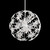 Schonbek - DN1024N-401R - Six Light Pendant - Esteracae - Polished Stainless Steel