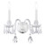 Schonbek - HA5802N-40H - Two Light Wall Sconce - Hamilton Nouveau - Polished Silver